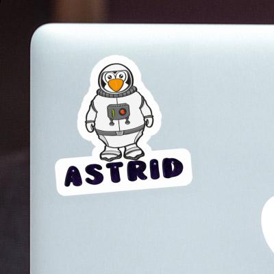 Astrid Sticker Astronaut Image