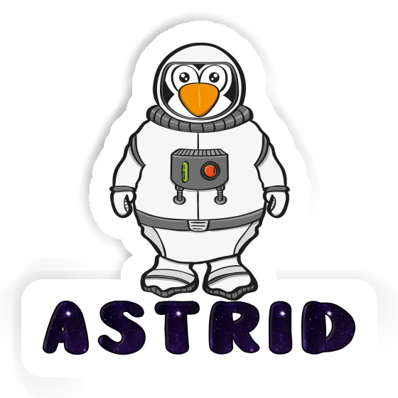 Astronaut Aufkleber Astrid Image