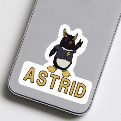 Rocking Penguin Sticker Astrid Laptop Image