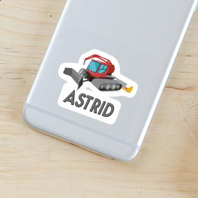 Astrid Sticker Pistenraupe Notebook Image