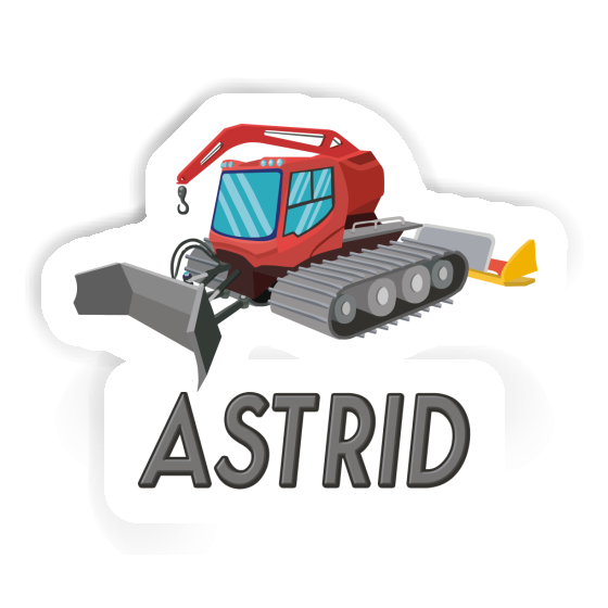 Astrid Sticker Pistenraupe Image