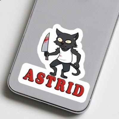 Astrid Autocollant Chat psychopathe Gift package Image