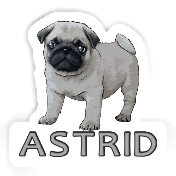 Sticker Astrid Mops Notebook Image