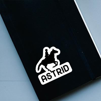 Astrid Sticker Horse Rider Image