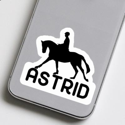 Horse Rider Sticker Astrid Notebook Image