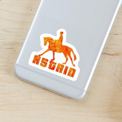 Sticker Astrid Horse Rider Laptop Image