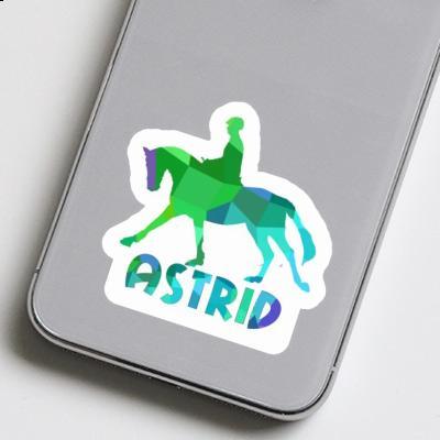 Sticker Astrid Horse Rider Laptop Image