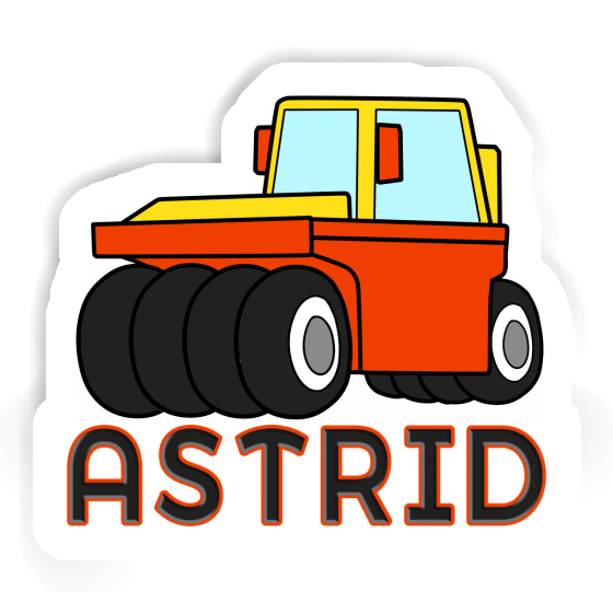 Astrid Sticker Wheel Roller Notebook Image