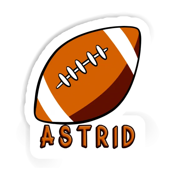 Sticker Astrid Rugby Ball Gift package Image