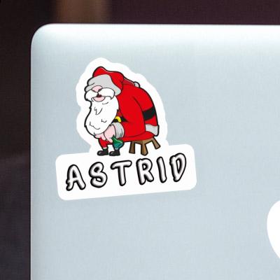 Astrid Sticker Santa Claus Notebook Image