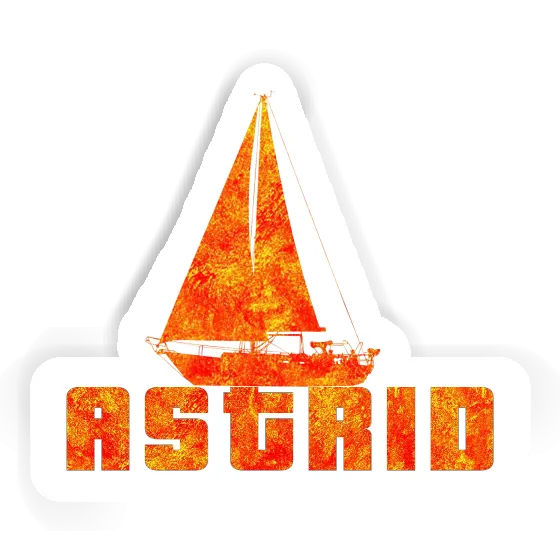 Astrid Sticker Sailboat Gift package Image