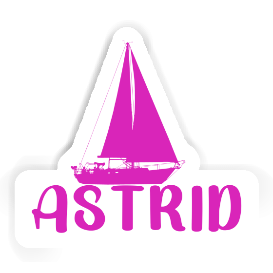 Sticker Astrid Sailboat Gift package Image