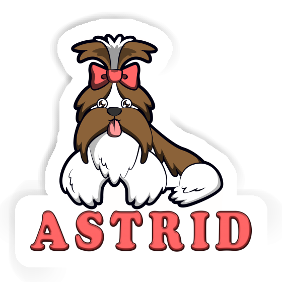 Shih Tzu Sticker Astrid Image