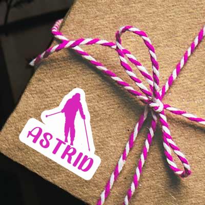 Sticker Astrid Skier Image