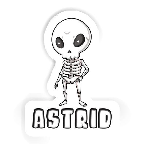 Sticker Skeleton Astrid Gift package Image