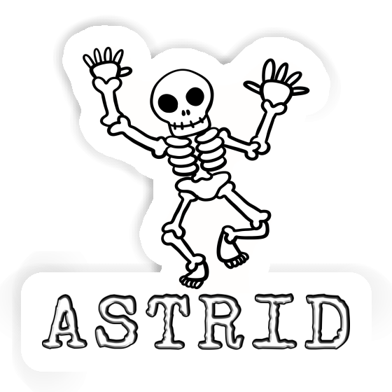 Sticker Astrid Skeleton Laptop Image