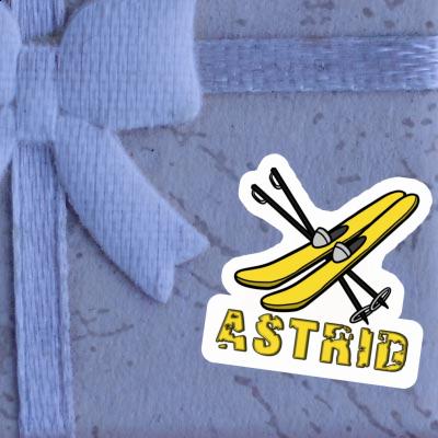 Astrid Sticker Ski Gift package Image