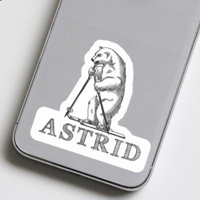 Astrid Sticker Bear Notebook Image