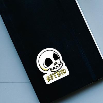 Skull Sticker Astrid Notebook Image