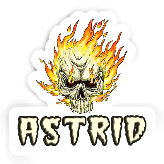 Sticker Astrid Skull Laptop Image