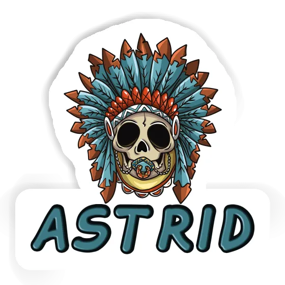 Sticker Astrid Baby-Skull Image