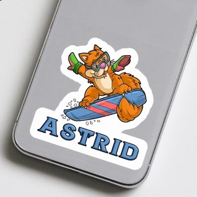 Sticker Astrid Boarderin Gift package Image