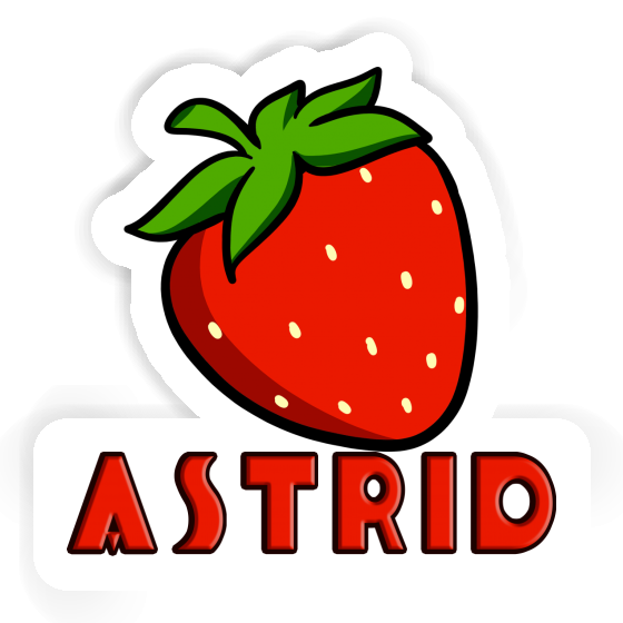 Astrid Sticker Strawberry Image