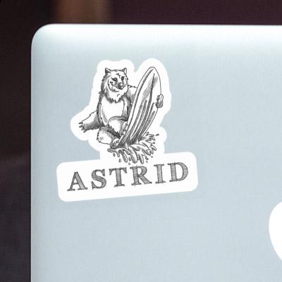 Astrid Autocollant Surfeur Notebook Image