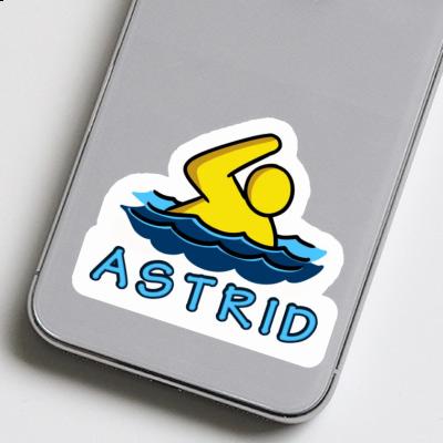 Astrid Sticker Swimmer Laptop Image