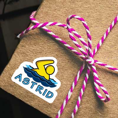 Astrid Sticker Swimmer Gift package Image