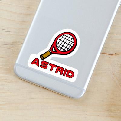 Autocollant Astrid Raquette de tennis Image