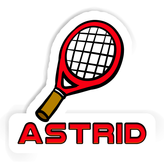 Autocollant Astrid Raquette de tennis Laptop Image