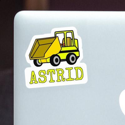 Front Tipper Sticker Astrid Notebook Image