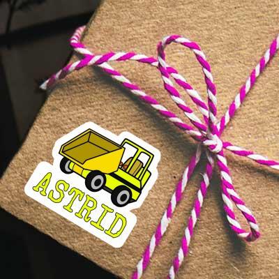 Front Tipper Sticker Astrid Gift package Image