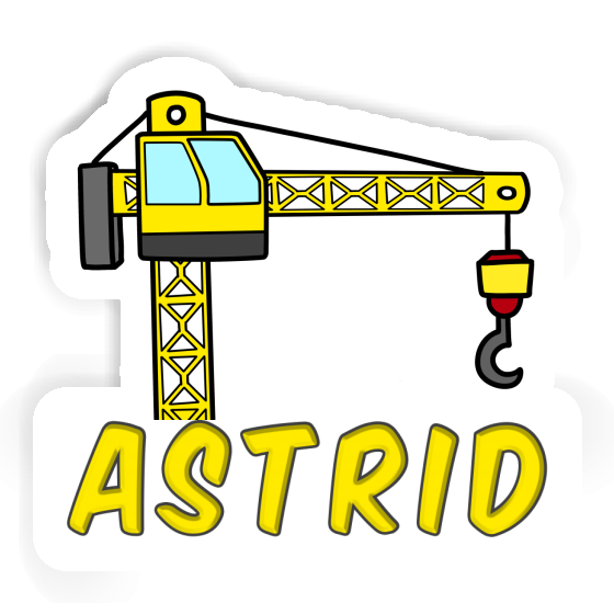 Astrid Autocollant Grue à tour Gift package Image