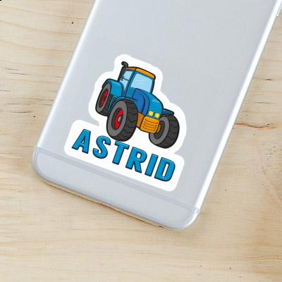 Astrid Autocollant Tracteur Image