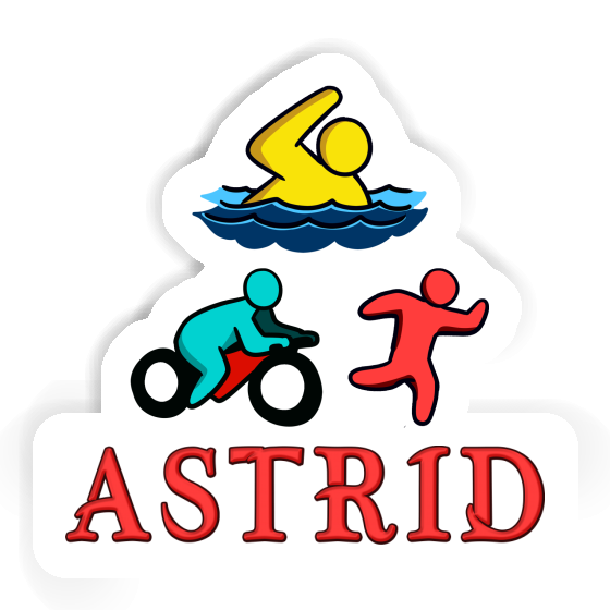 Astrid Sticker Triathlete Gift package Image