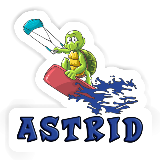 Sticker Astrid Kitesurfer Gift package Image