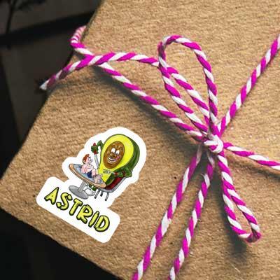 Sticker Astrid Avocado Gift package Image