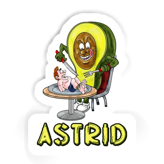 Sticker Astrid Avocado Image