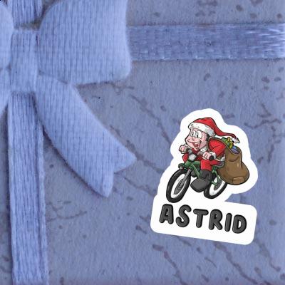 Sticker Astrid Bicycle Rider Notebook Image