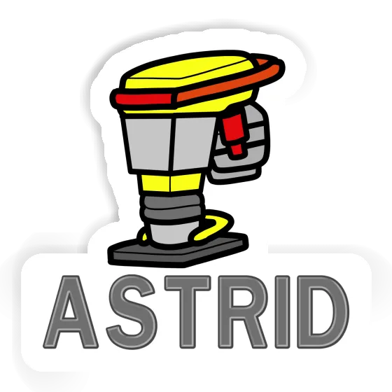 Sticker Astrid Vibratory Rammer Notebook Image