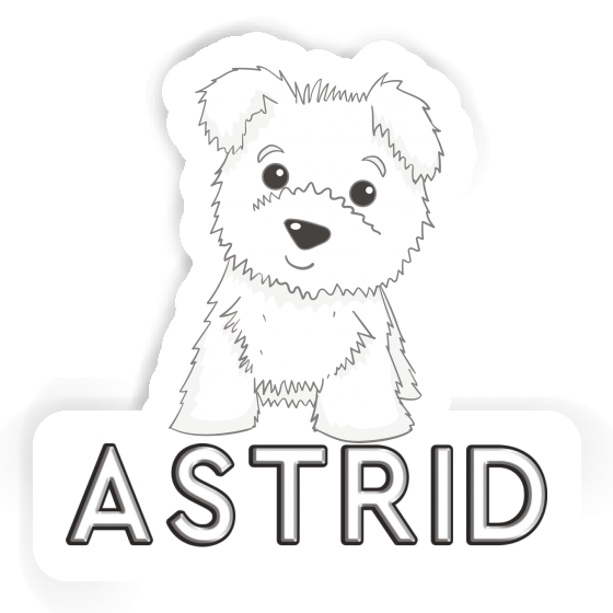 Astrid Aufkleber Westie Laptop Image