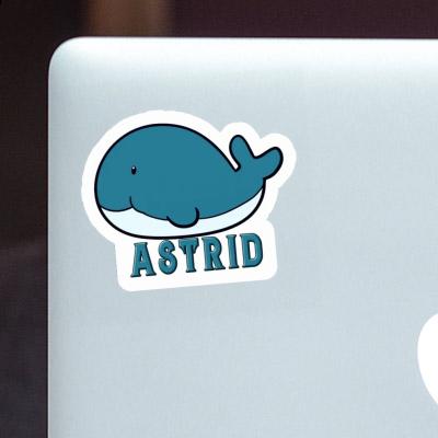 Whale Fish Sticker Astrid Notebook Image