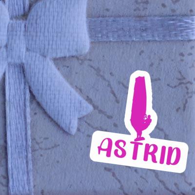 Astrid Sticker Windsurfer Laptop Image