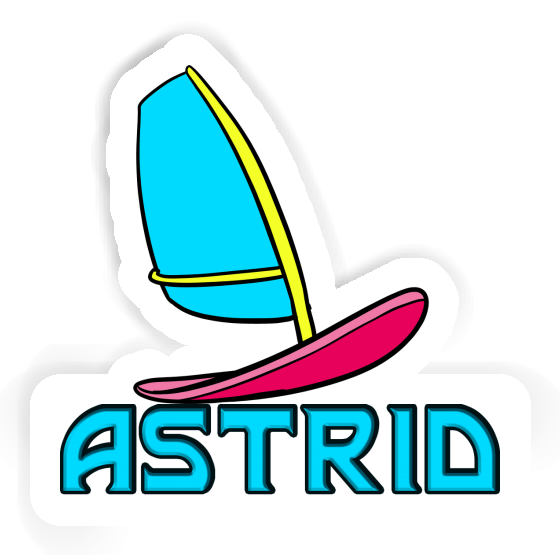 Windsurf Board Sticker Astrid Image