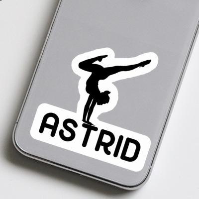 Sticker Yoga Woman Astrid Gift package Image