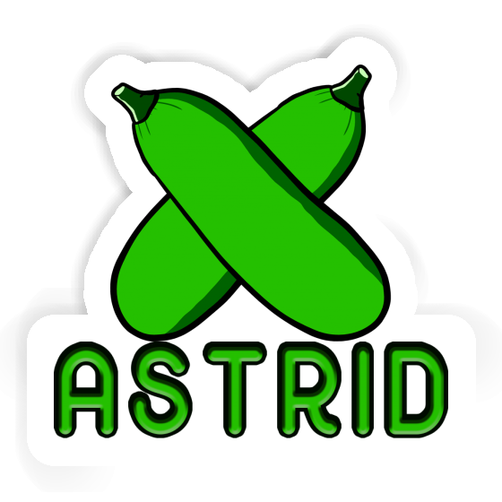 Sticker Zucchini Astrid Laptop Image