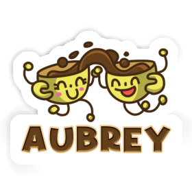 Aubrey Sticker Coffee Image