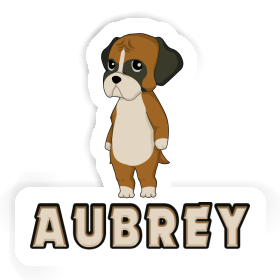 Aubrey Sticker German Boxer Image